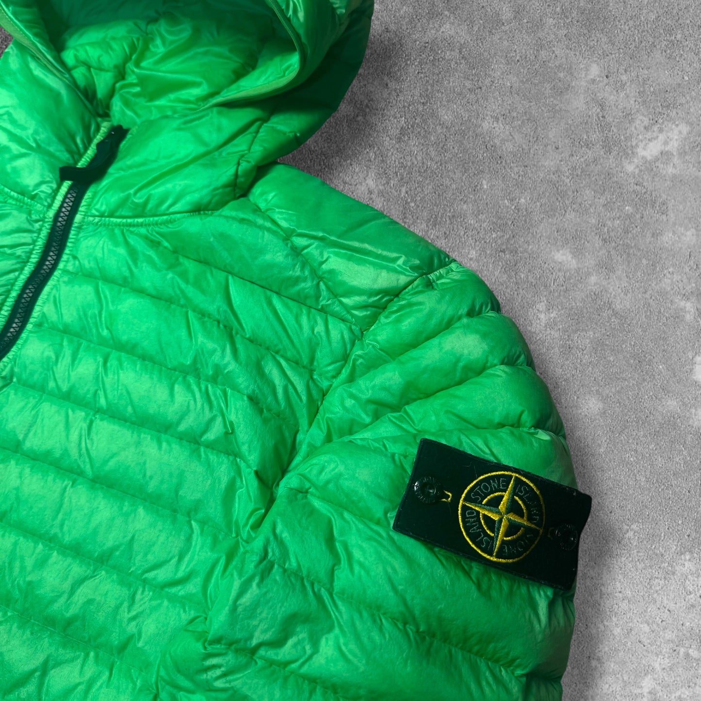 Stone Island Loom Woven Down Puffer Jacket Large RRP £725