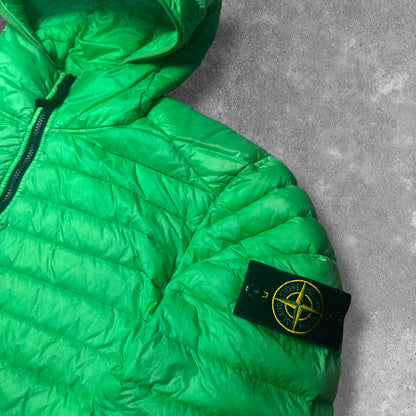 Stone Island Loom Woven Down Puffer Jacket Large RRP £725