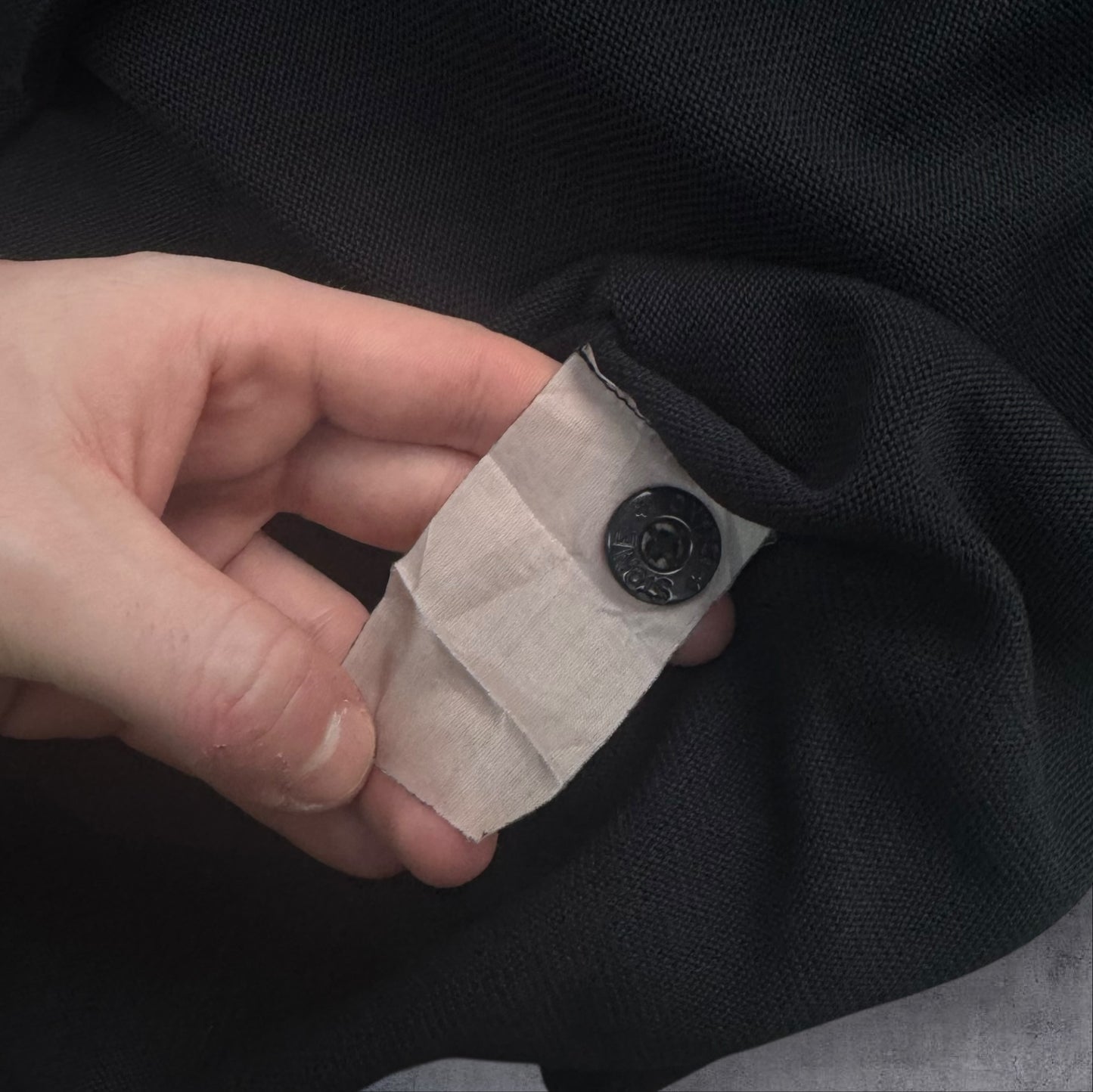 Vintage 90s Stone Island Embroidered Arm Jumper Size Large RRP £450