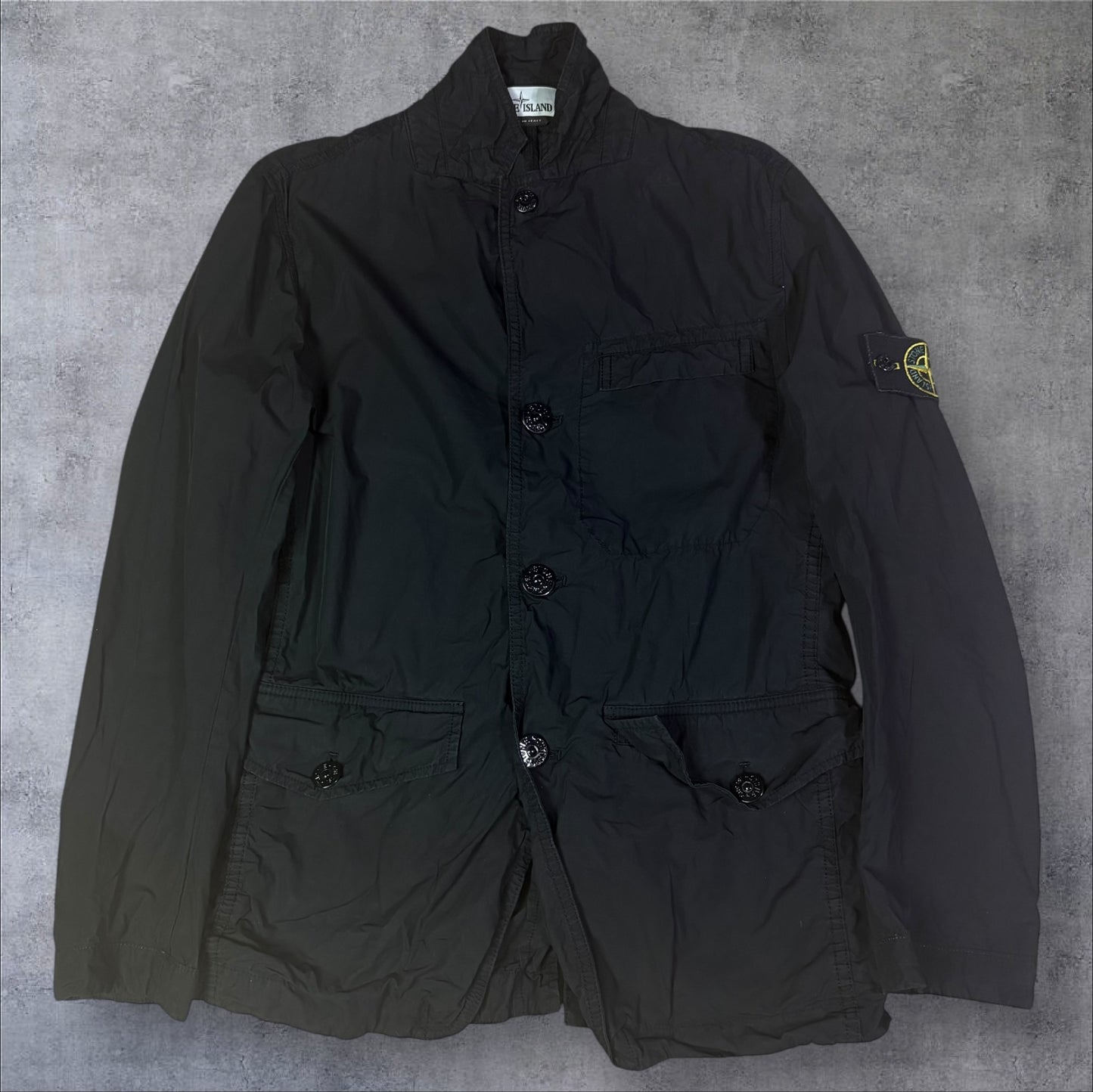 Stone Island Tela Paracadute Overshirt Black Size Small RRP £395