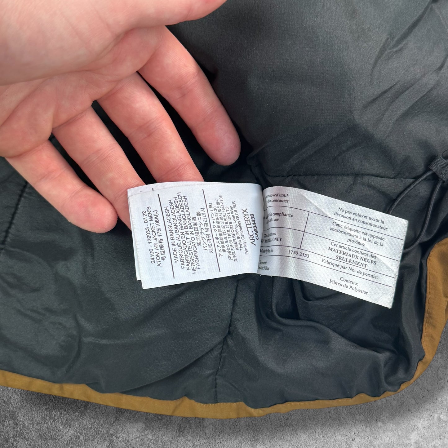 Arc'teryx Atom AR Jacket XL 2022 RRP £300