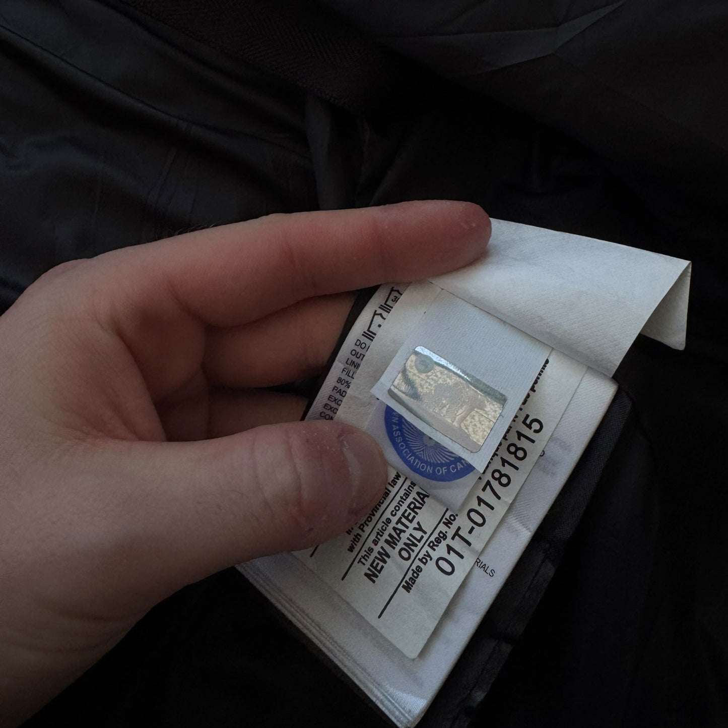 Canada Goose Cabri Puffer Jacket Black Size XL RRP £625