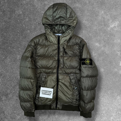 Stone Island Garment Dyed Down Puffer Jacket Large RRP £650