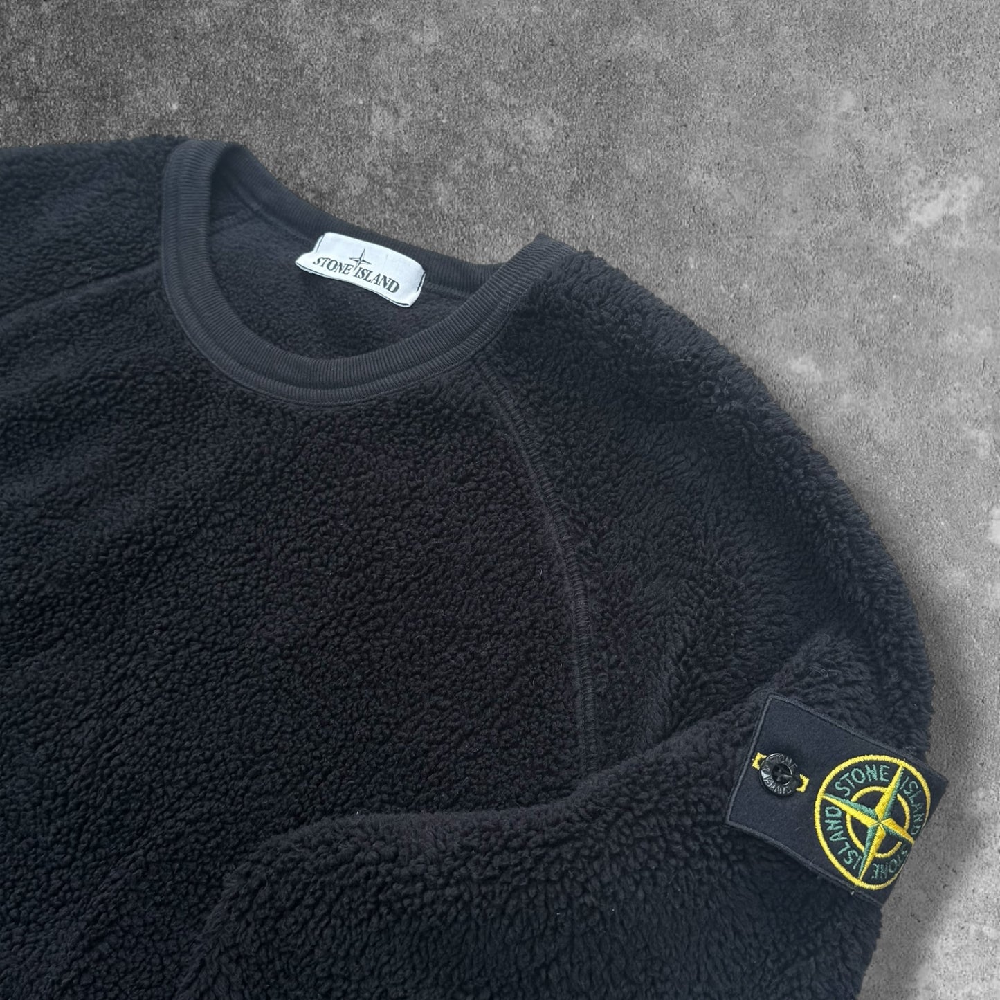 Stone Island Teddy Sherpa Fleece Jumper Size Medium RRP £350