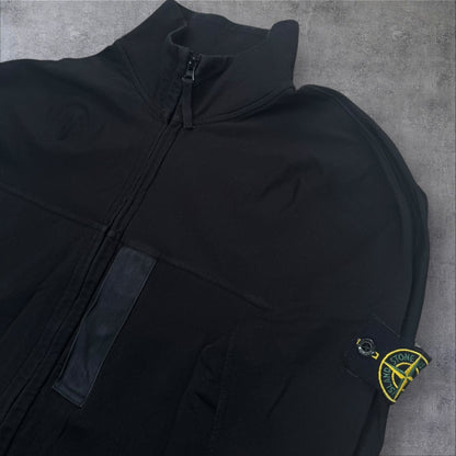 Stone Island Smart Full Zip Jumper Black Size Large RRP £400+