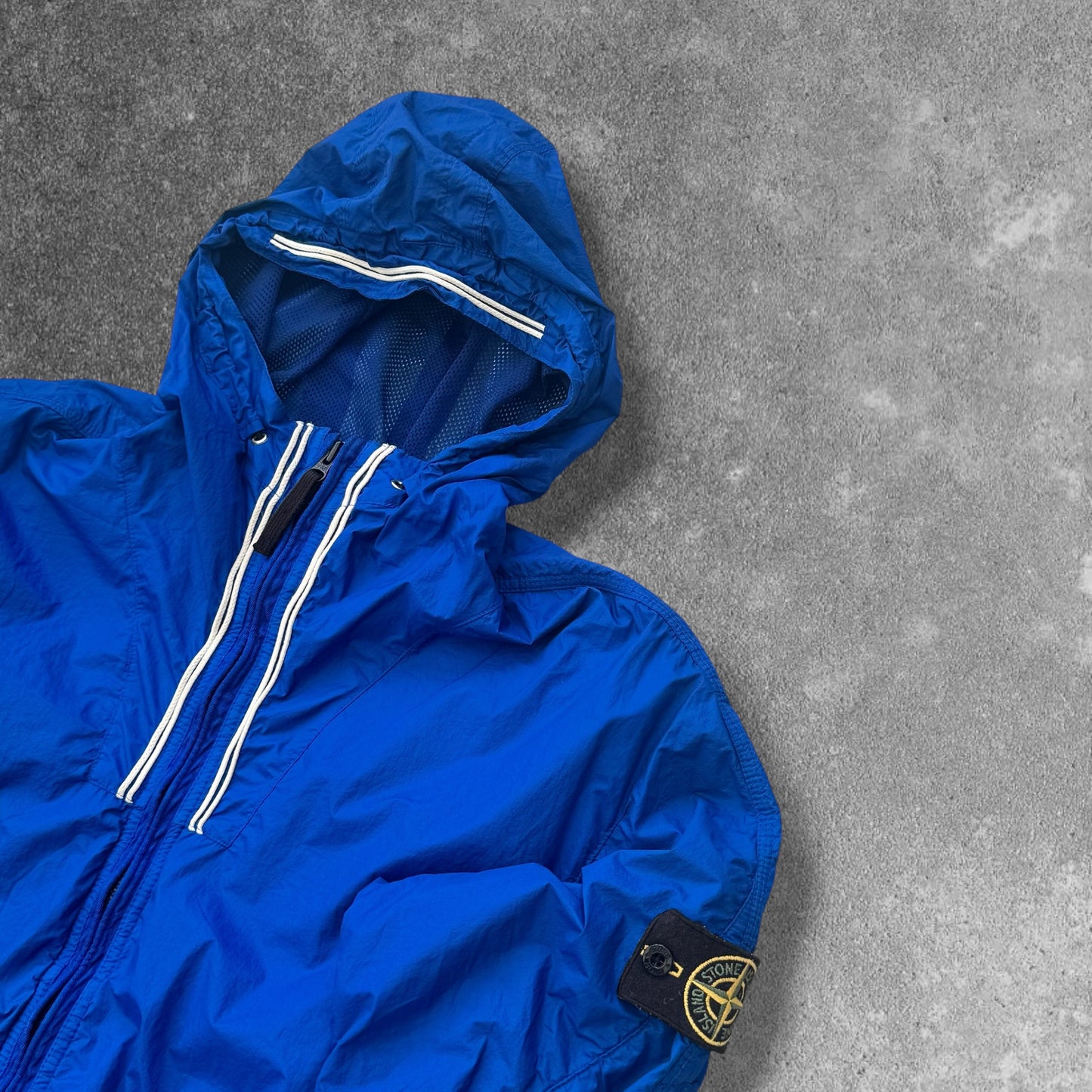Stone Island Blue Membrana TC Jacket Vintage RRP £550