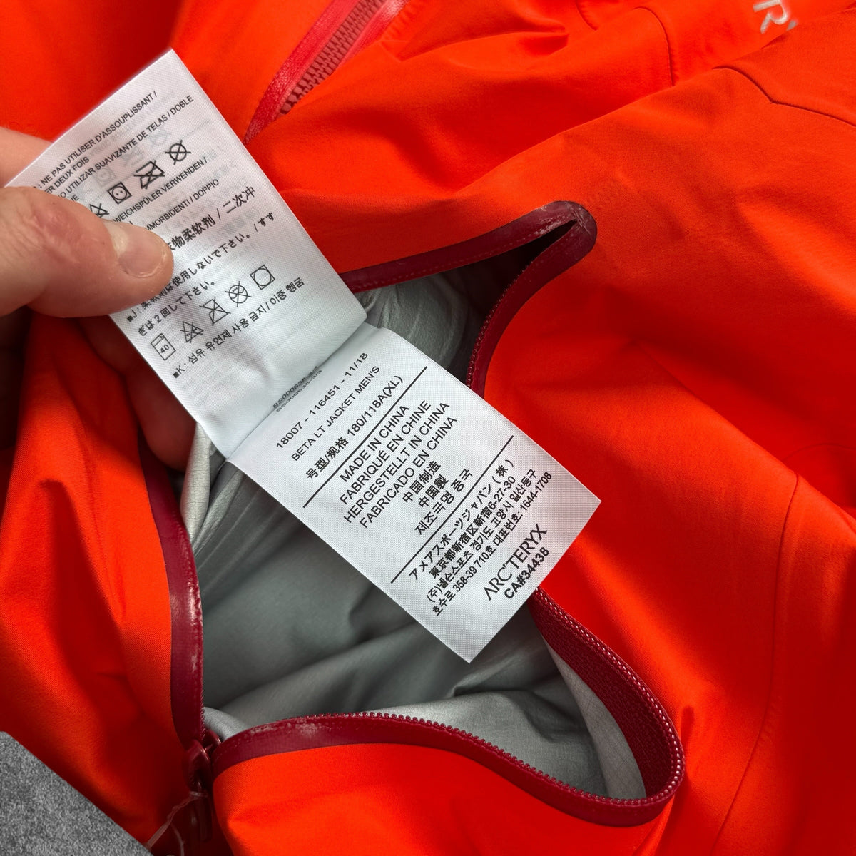 Arc'teryx Beta LT Gore-Tex Jacket Men's XL Reflective Brand New Witg Tags RRP £550