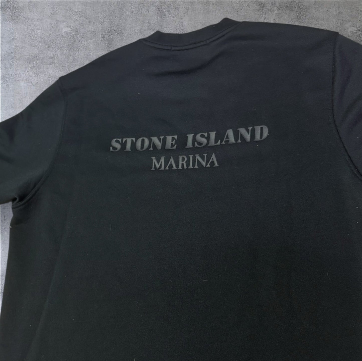 Stone Island Marina Sweatshirt Black Size Large RRP £325