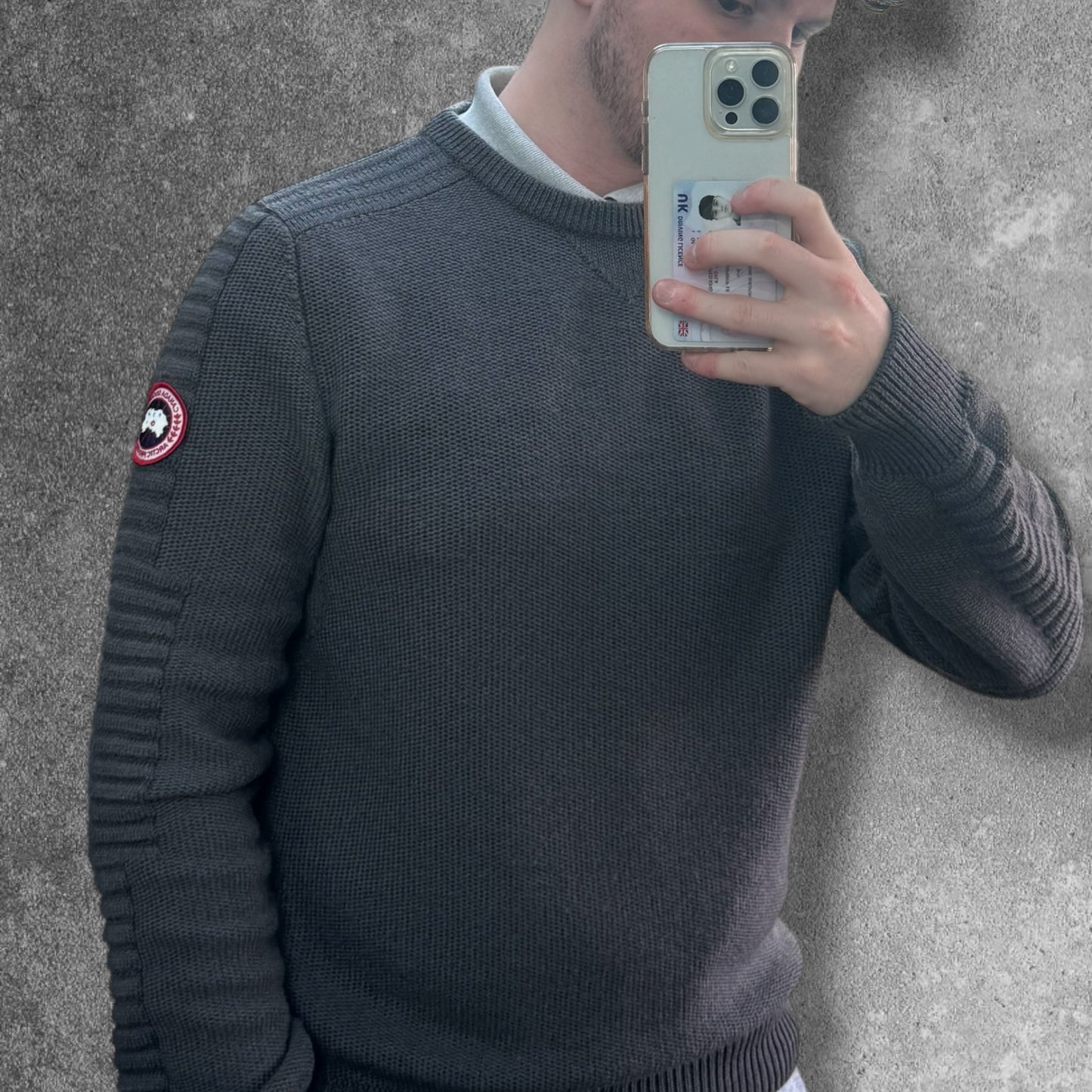 Canada Goose Wool Knit Jumper Size Medium Fits Large RRP £325