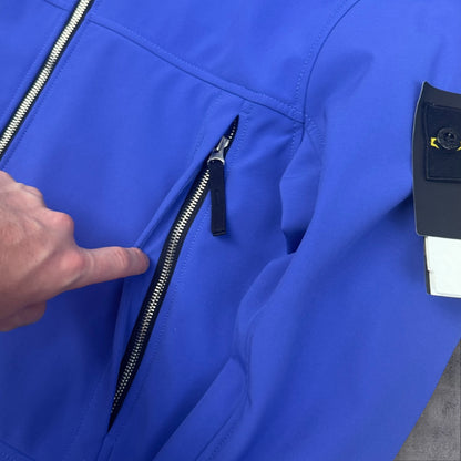 Stone Island Fleece Lined Softshell Ocean Blue Medium BNWT RRP £650