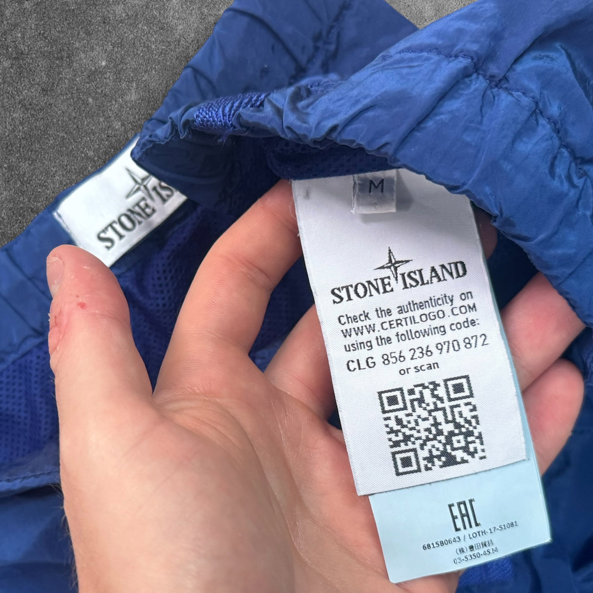 Stone Island Swim Shorts Medium Royal Blue RRP £195