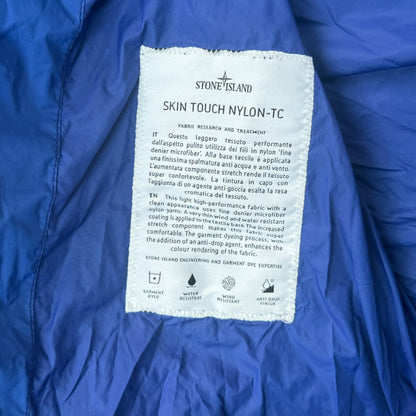 Stone Island Skin Touch Nylon-TC Jacket Royal Blue Size Large RRP £525+