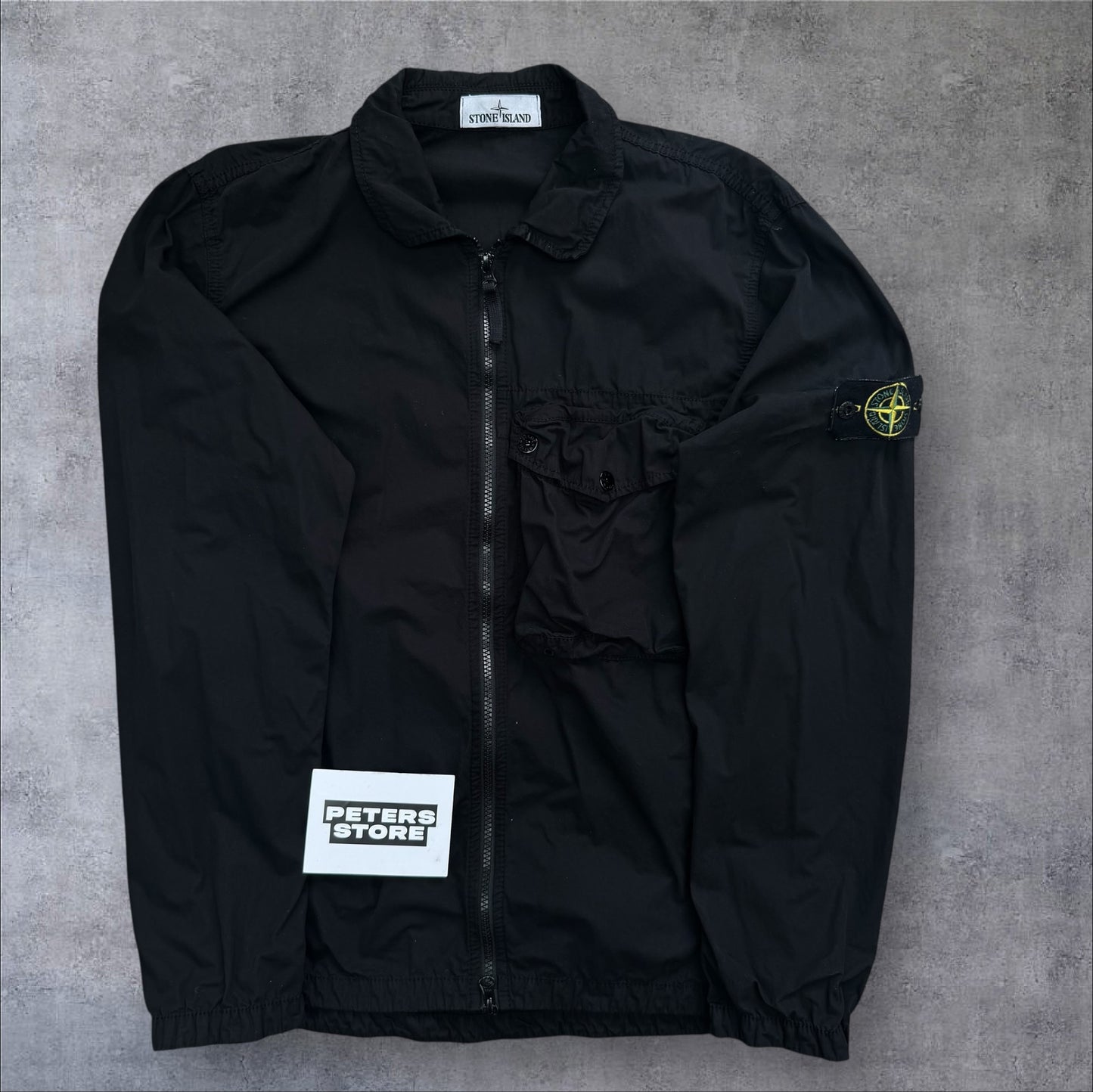 Stone Island Overshirt Black Large RRP £325