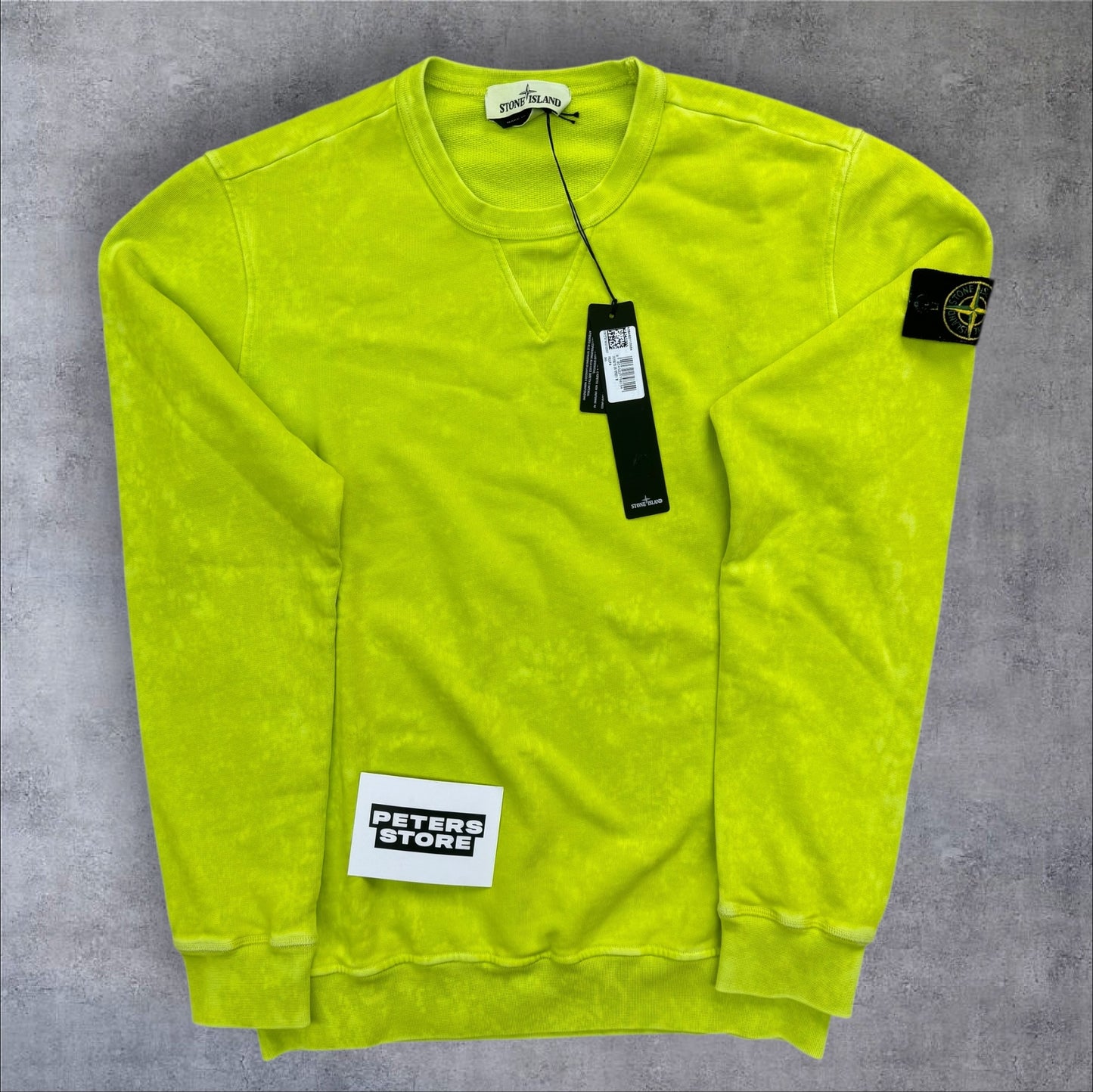 Stone Island Acid Wash Sweatshirt Medium RRP £425+