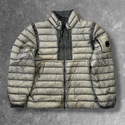 CP Company Down Jacket Men's Large Beige Mint Condition RRP £650