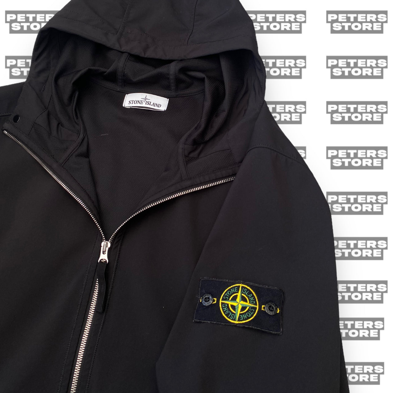 Stone Island Black Soft Shell Jacket