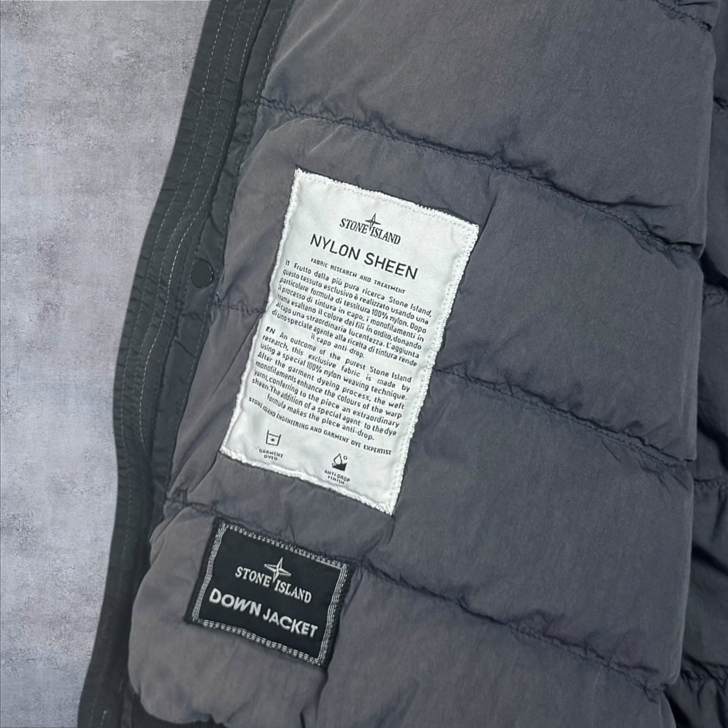 Stone Island Nylon Sheen Insulated Bomber Jacket XL RRP £575