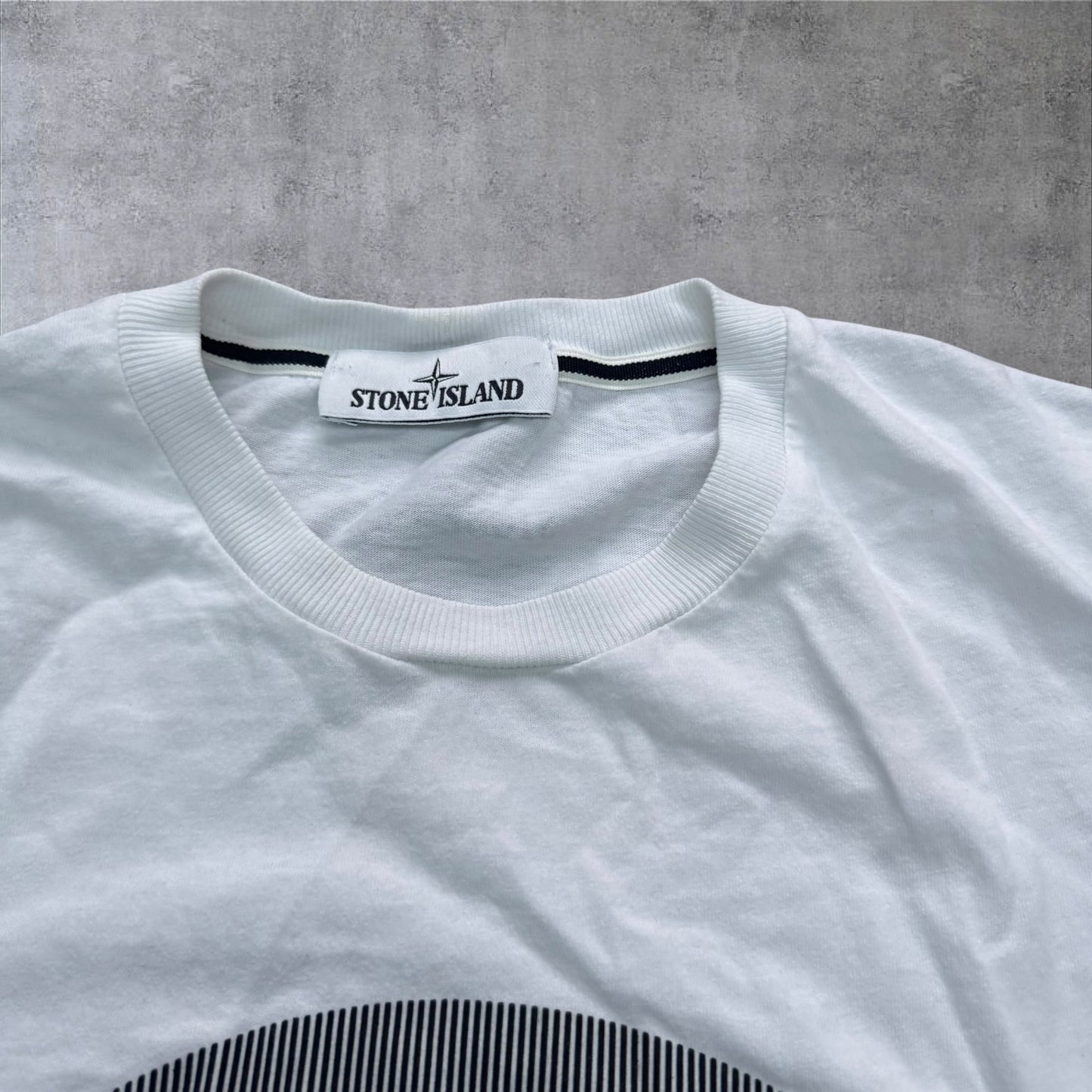 Stone Island Hologram Tee White Size Medium RRP £200+
