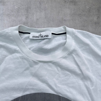 Stone Island Hologram Tee White Size Medium RRP £200+