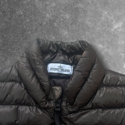 Stone Island Down Gilet Large Brown Art 5715G0324 RRP £450