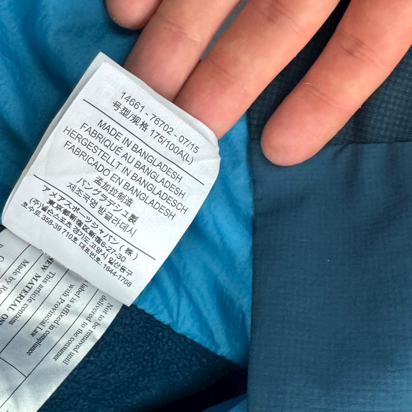 Arc’teryx Atom LT Jacket – Women’s Large Blue Logo Arm RRP £260+