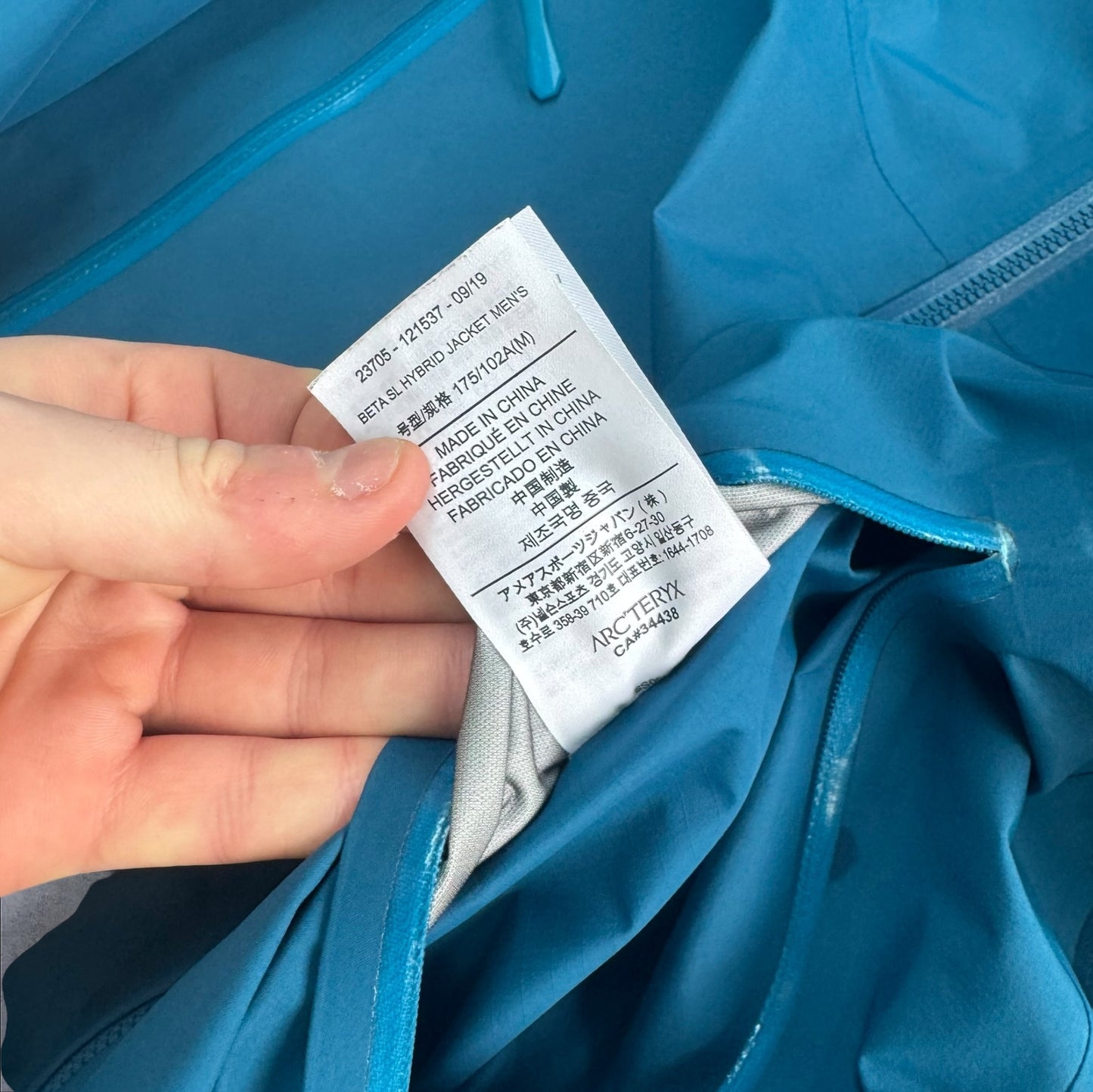 Arc’teryx Beta SL Hybrid Goretex Jacket Size Medium RRP £450