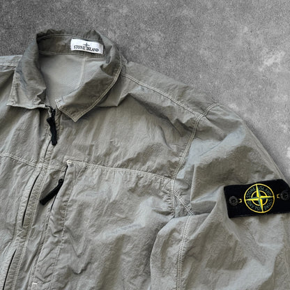 Stone Island overshirt close up