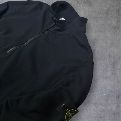 Stone Island Quarter Zip Black Size XXL RRP £350