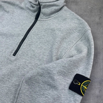Stone Island Quarter Zip Grey Mens Small RRP £265