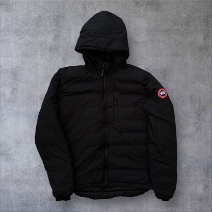 Canada Goose Hooded Lodge Jacket Men’s Size Large Black RRP £595