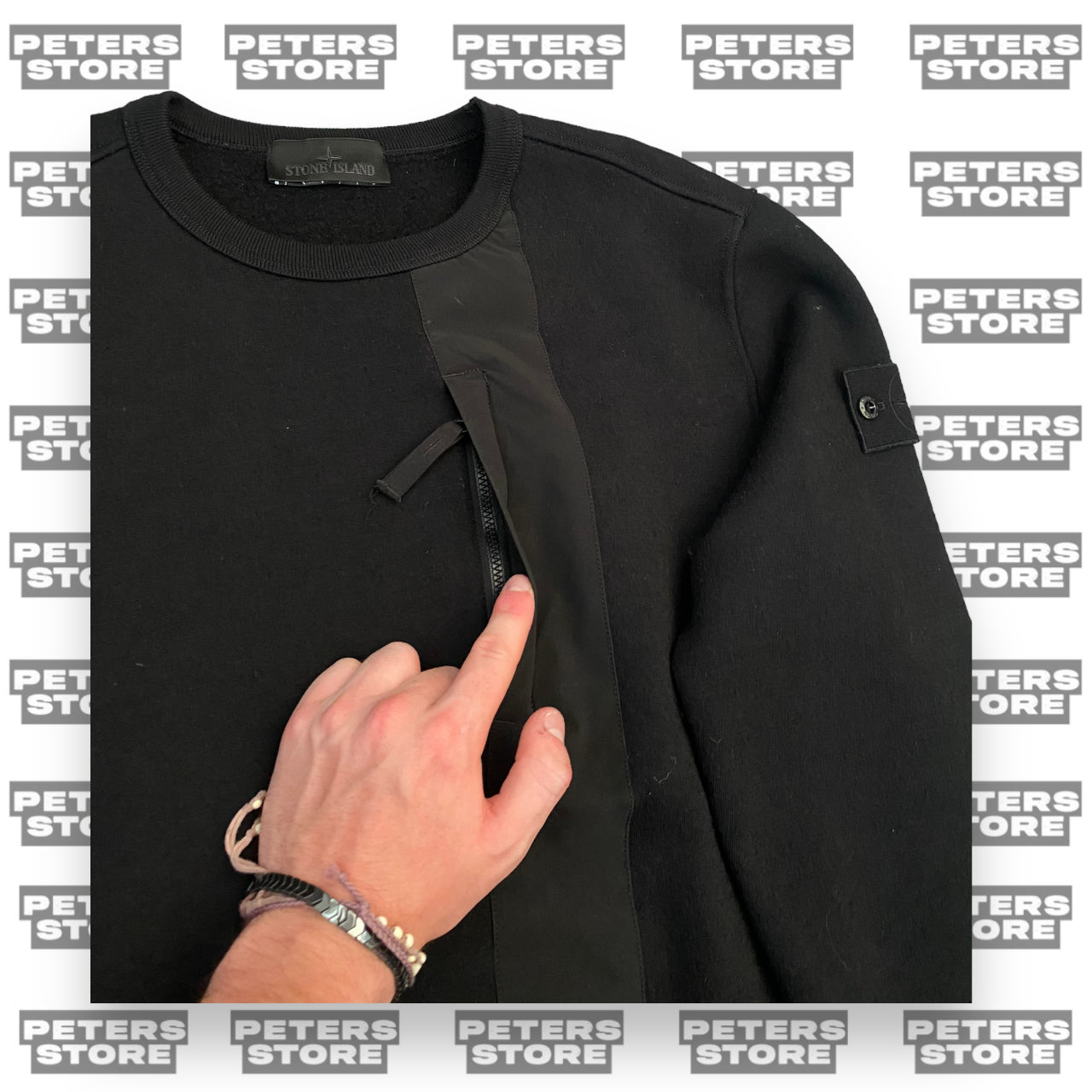 Stone Island Ghost Black Jumper