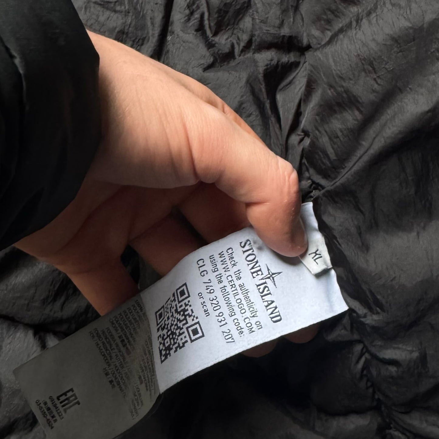 Stone Island Garment Dyed Crinkle Reps Down Jacket XL RRP £750