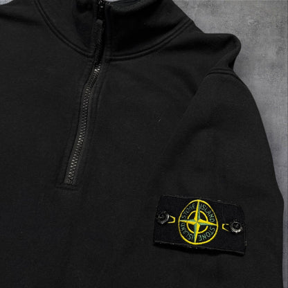 Stone Island Quarter Zip Black Small RRP £325