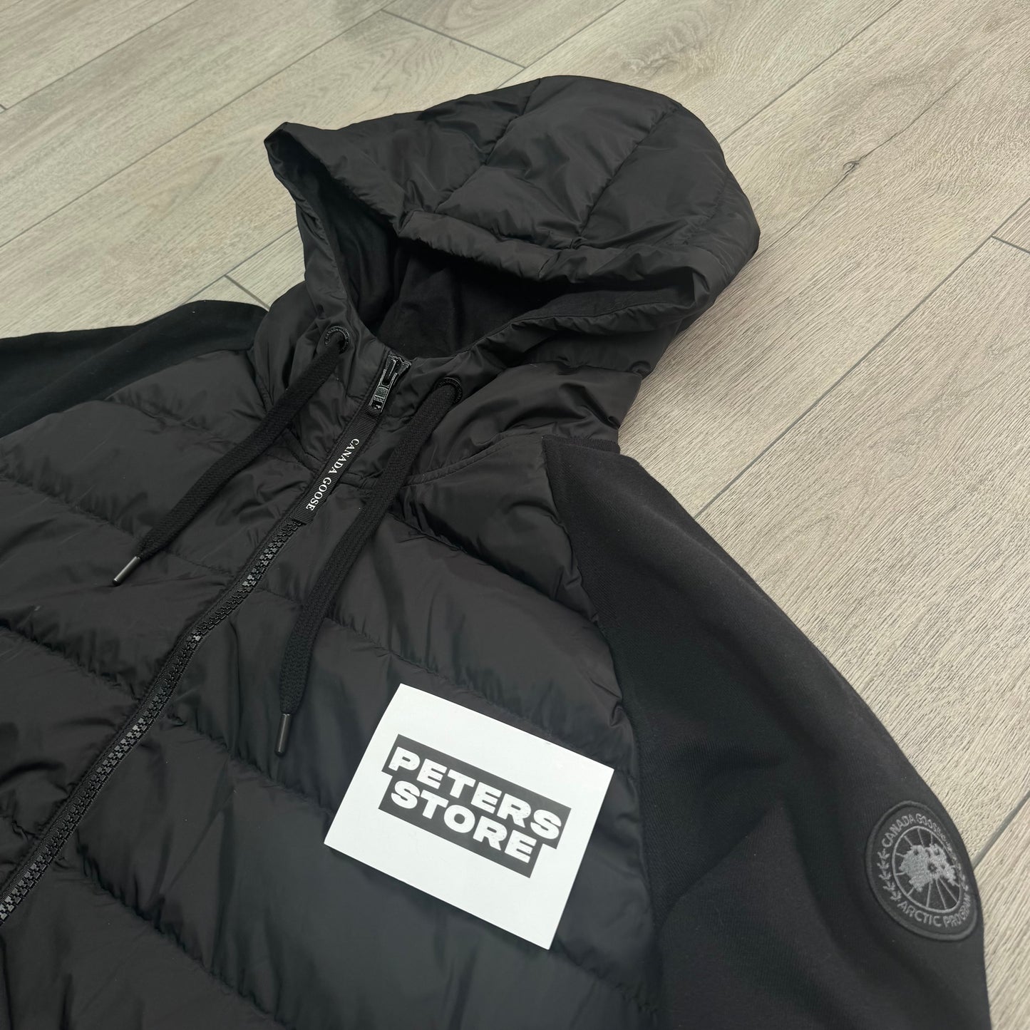 Canada Goose HyBridge Huron Hoodie Black Size XXL RRP £650+