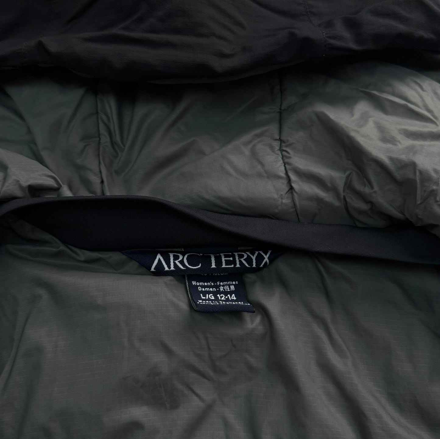 Arc’teryx Womens Atom AR Jacket Black Large RRP £300