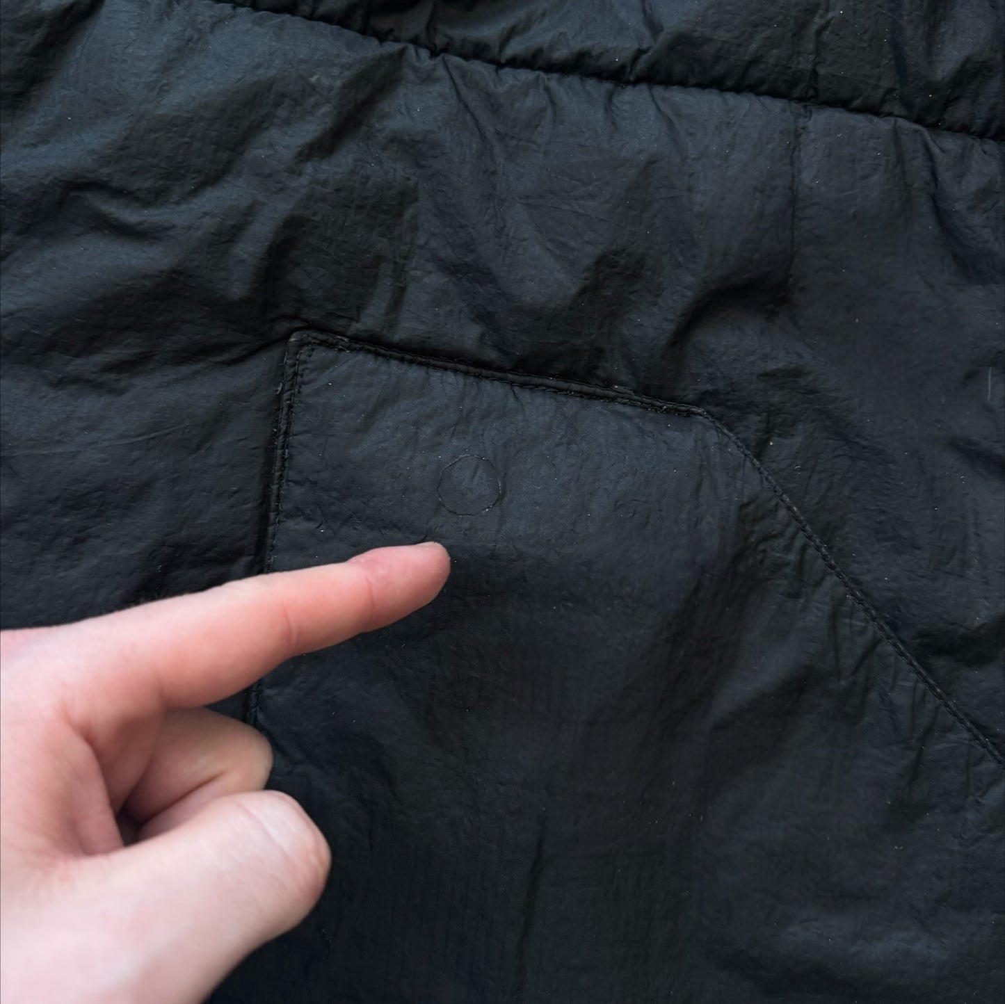 Stone Island Autumn Winter 1995 Green Edge Puffer Jacket XL RRP £795