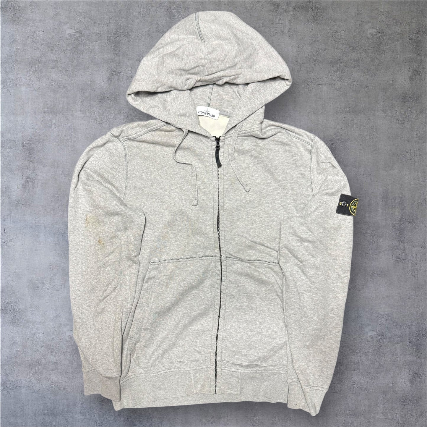 Stone Island Grey Zip Hoodie 3XL RRP £350