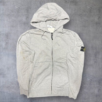 Stone Island Grey Zip Hoodie 3XL RRP £350