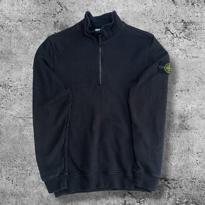 Stone Island Quarter Zip Men's Large Black RRP £350