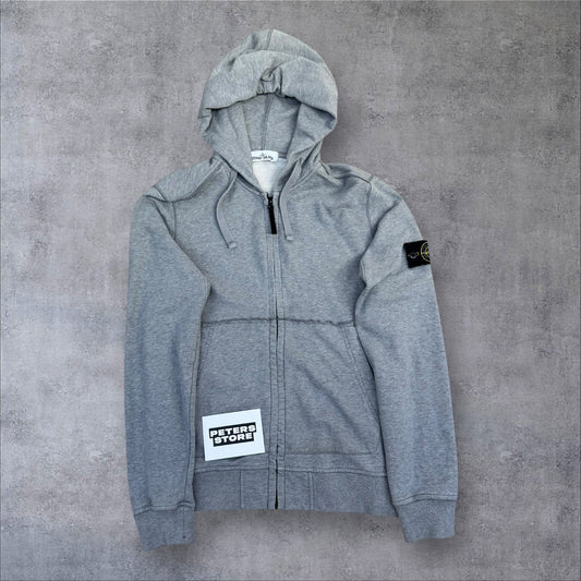 Stone Island Zip Hoodie Grey Size Medium RRP £350+