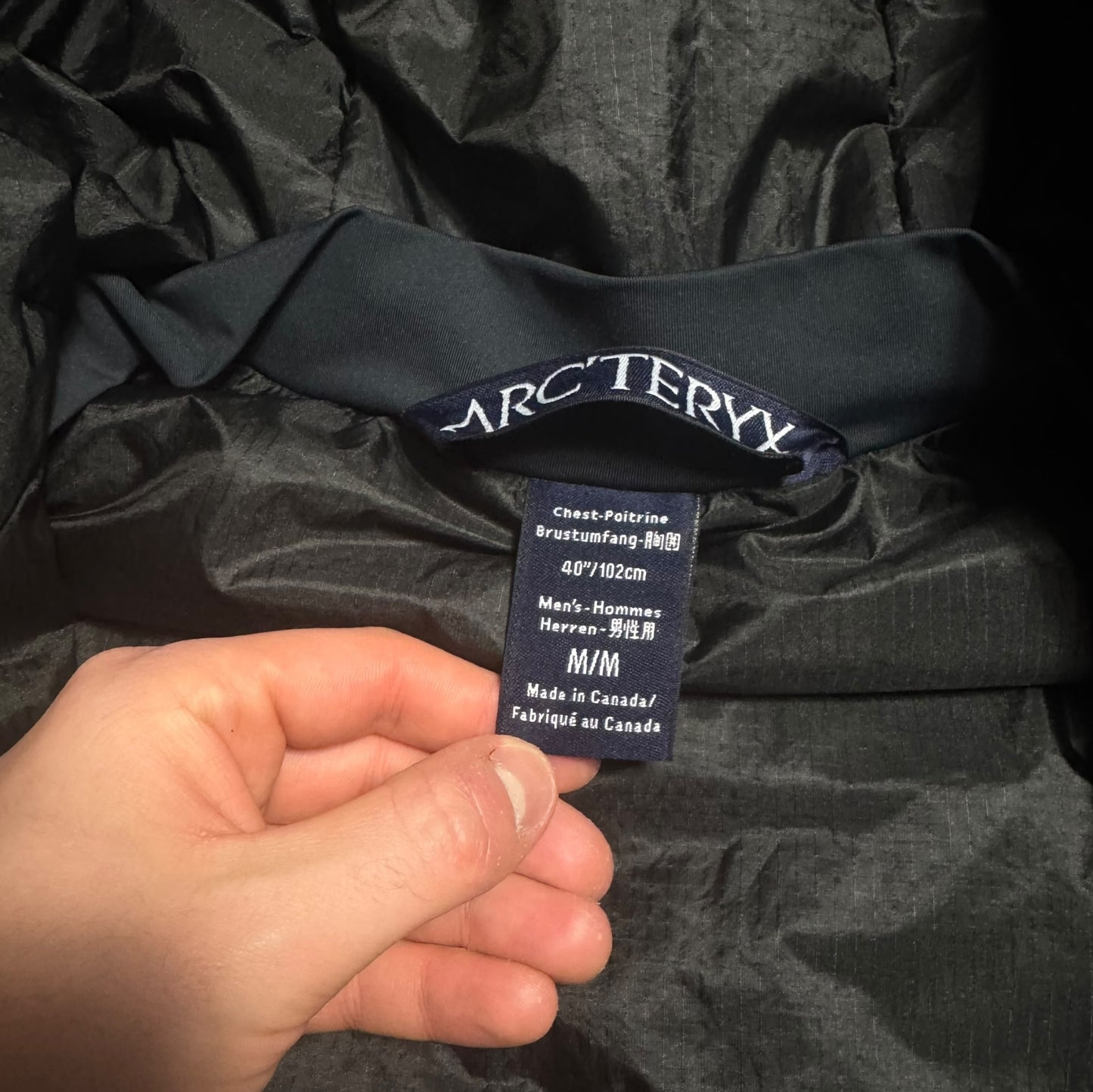 Arc’teryx Fission Insulated Goretex Jacket Mens Medium Black RRP £750