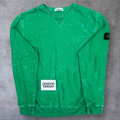 Stone Island Green Acid Wash Sweatshirt 3XL RRP £280+