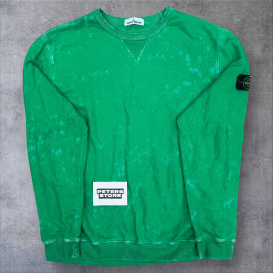 Stone Island Green Acid Wash Sweatshirt 3XL RRP £280+