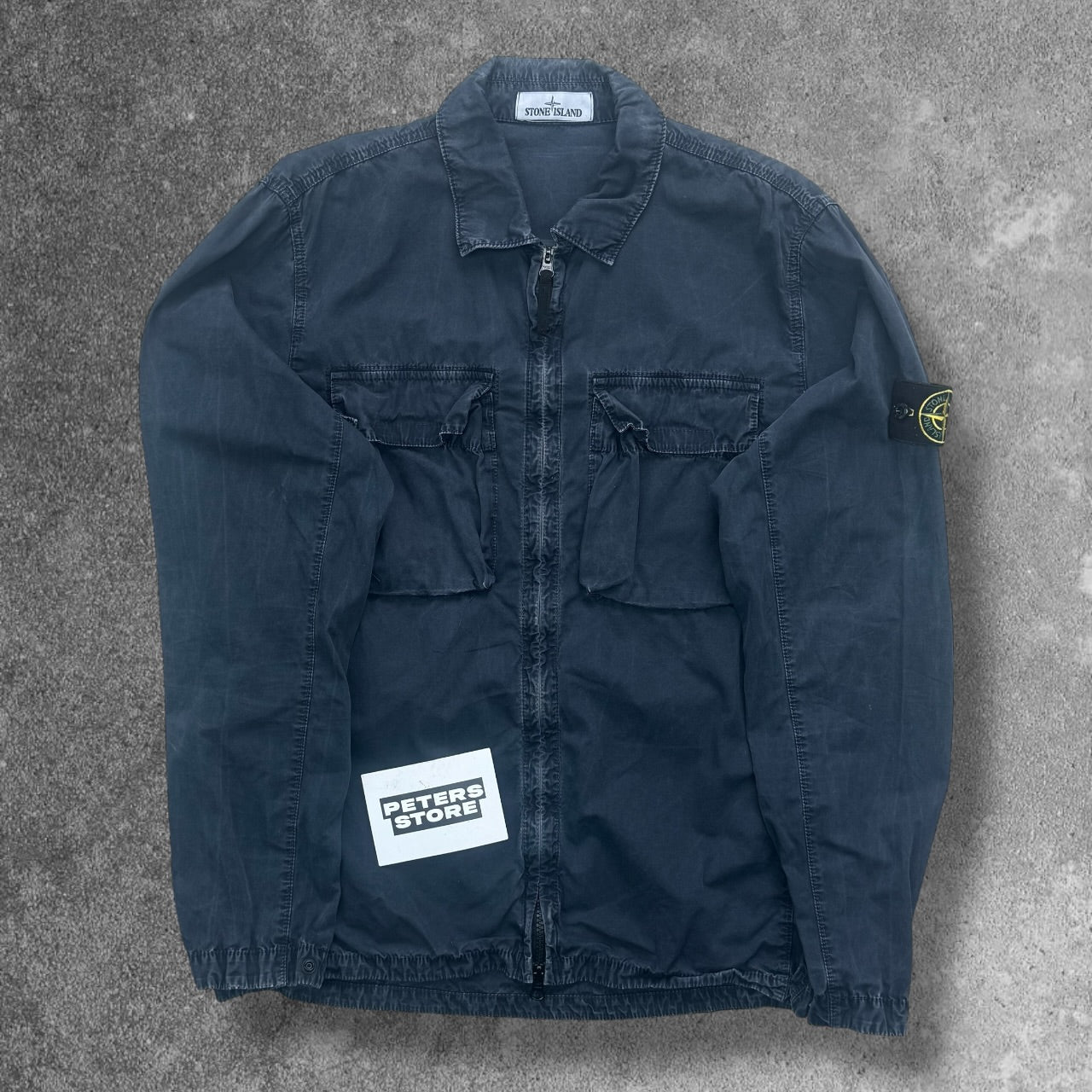 Stone Island Garment Dyed Overshirt Large RRP £395