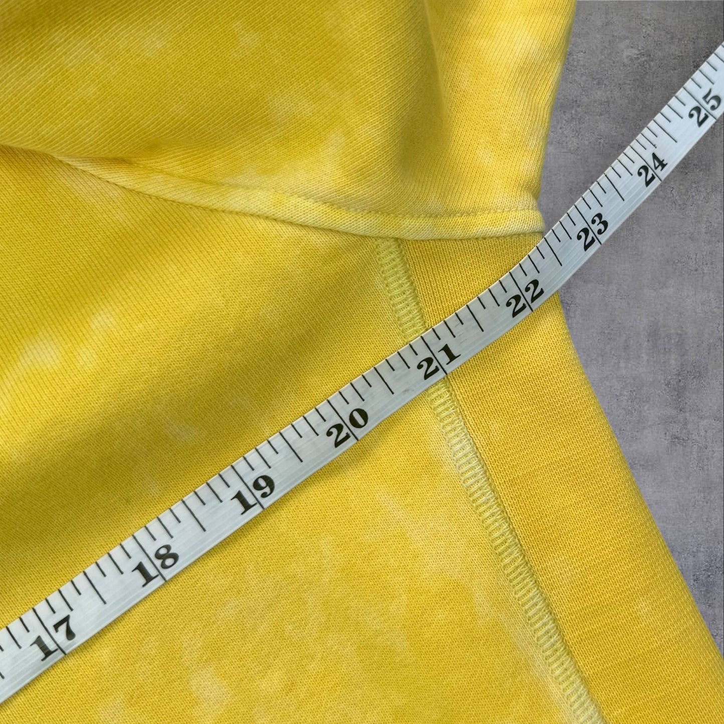 Stone Island Hoodie Medium Yellow Acid Wash Brand New With Tags RRP £365