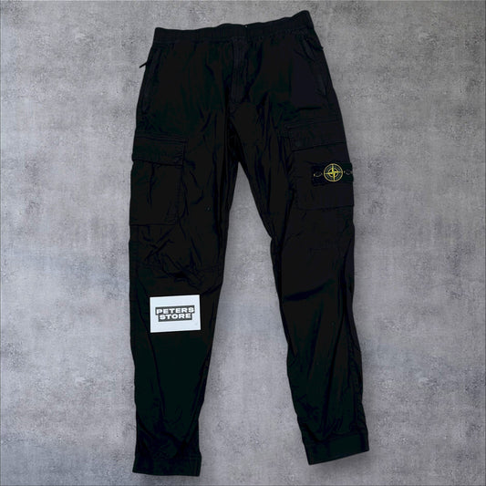 Stone Island Cargos Black 32W Elasticated RRP £395+