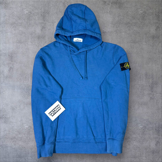 Stone Island Periwinkle Blue Pullover Hoodie Size XL RRP £300+