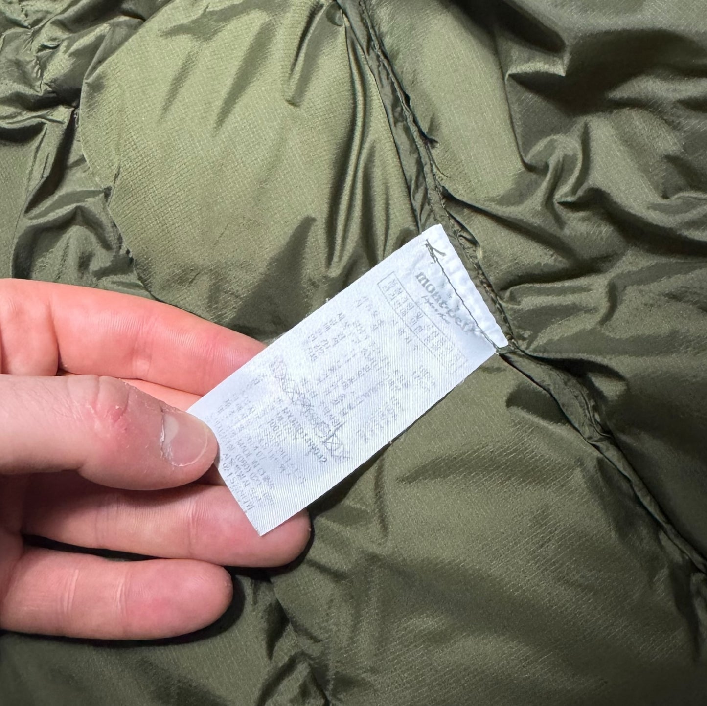 Montbell Windstopper Khaki Jacket Size 100 RRP £280