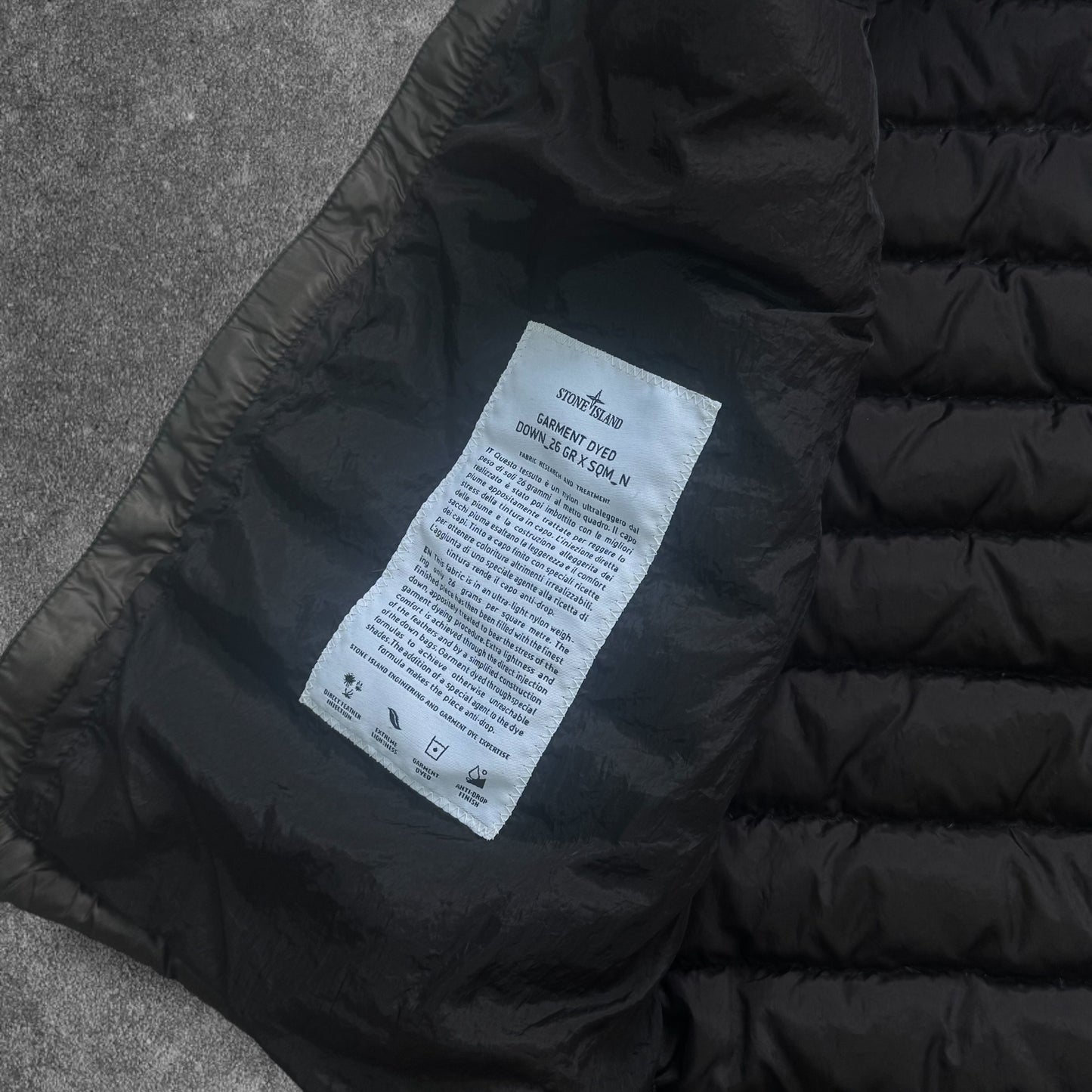 Stone Island Down Gilet Large Brown Art 5715G0324 RRP £450