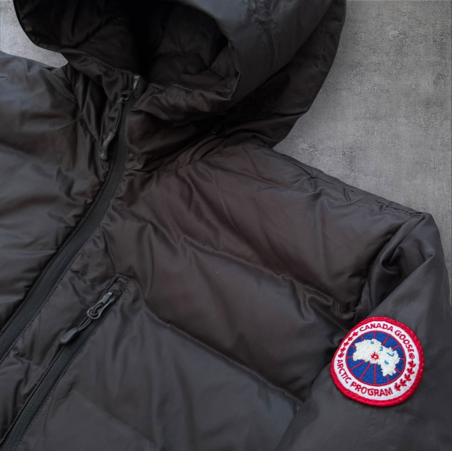 Canada Goose Hooded Lodge Jacket Charcoal Grey Size XXL RRP £595